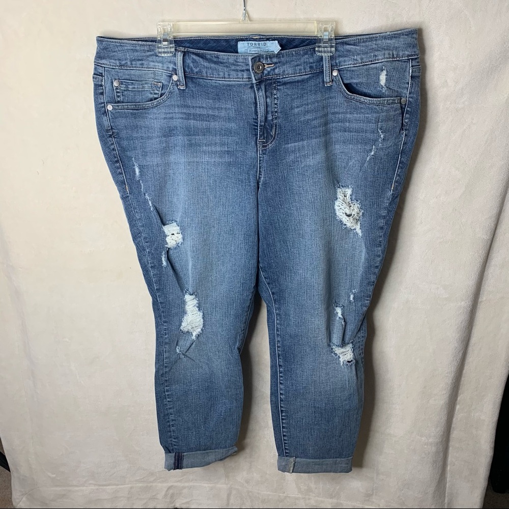 TORRID Premium Skinny Jeans Distressed